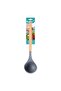 Silicone Soup Ladle with Wooden Handle - 3