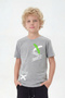 X Yazılı Printed Round Neck Short Sleeve Boys' T-Shirt