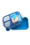 To-Go Polypropylene Plastic Lunch Box, 980 ml, Blue
