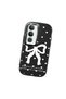 Vivo Y19S Compatible Camera Protected Black Soft Silicone Phone Case Bowknot Patterned - 3