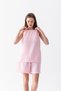 Women's Summer Linen Strap Blouse Shorts Set Casual Daily Combination Beach Chic - 4