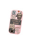 Redmi 9C Compatible Camera Protected Pink Soft Silicone Phone Case Cute Bear Patterned - 3