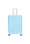 Retreat 4 Wheel Hard Trolley, 75 cm, Light Blue