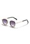 Eoh4012 C3 Silver Metal Unisex Sunglasses