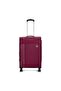 Zodiac SL 4 Wheel Soft Trolley, 78 cm, Maroon - 3