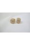 Kp267 Full Zircon Stone Round Hoop Earrings (Diameter 10 mm)