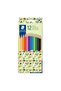Pattern Mix Coloured Pencil, 12 pcs, Assorted - 3