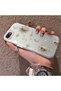 iPhone 7/8/Se 2020 2022 Compatible Gold Tone Star Patterned Acrylic Material Phone Case - 2