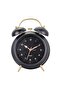 Metal Twin Bell Alarm Clock, Assorted - 5