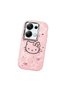 Redmi Note 13 Pro 4g Compatible Hello Kitty Patterned Camera Protected Pink Soft Silicone Phone Case - 4