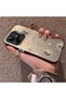Realme Note 50 Compatible Gold Tone Star Patterned Acrylic Material Phone Case - 2