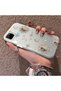 Realme C21Y/C25Y Compatible Gold Tone Star Patterned Acrylic Material Phone Case - 2