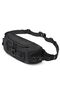 Waist Bag for Men, Chest Crossbody Sling Bag for Travel Water-Resistant Oxford Multi Pocket Anti Theft Back Pocket Daily Use, Small, Black, 9530 - 3