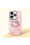 Tecno Spark 20C Compatible Hello Kitty Patterned Camera Protected Pink Soft Silicone Phone Case