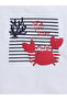 Boys' 2pcs Cute Crab Print Round Neck T-Shirt and Shorts Set - 5