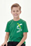 X Yazılı Printed Round Neck Short Sleeve Boys' T-Shirt