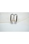 Kp268 Double-Sided Pearl&Solestone Earrings Silver (Length 25 mm)