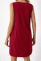 New Season Women's V-Neck Strap Satin Textured Mini Imported K Crepe Summer Dress - 5