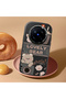 Vivo X200 Pro Compatible Camera Protected Black Soft Silicone Phone Case Cute Bear Patterned - 2