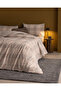 Damia Double 100% Cotton Bed Sheet Pcs Flannel Duvet Cover Set - Beige - 2