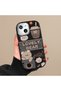 Samsung Galaxy F23 Compatible Camera Protected Black Soft Silicone Phone Case Hello Bear Patterned - 6