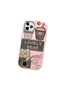 iPhone 11 Pro Max Compatible Camera Protected Pink Soft Silicone Phone Case Cute Bear Patterned - 3