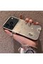 حافظة هاتف متوافقة مع iPhone 17 Pro Max مصنوعة من مادة Gold Tone Star منقوش أكريليك - 3