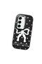 Tecno Camon 40 Compatible Camera Protected Black Soft Silicone Phone Case Bowknot Patterned - 3
