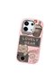 Poco X6 5g Compatible Camera Protected Pink Soft Silicone Phone Case Cute Bear Patterned - 3