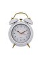 Metal Twin Bell Alarm Clock, Assorted - 2