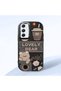 Samsung Galaxy A54 Compatible Camera Protected Black Soft Silicone Phone Case Cute Bear Patterned