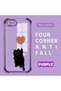 iPhone 7/8/Se 2020 2022 Compatible Transparent Four Corner Silicone Coated Glossy Edge Case