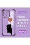 Infinix Hot 50I Compatible Transparent Four Corner Silicone Coated Glossy Edge Case