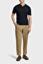 Wool Blend Regular Fit Polo Collar Short Sleeve Sweater Men's Sweater Em004307 Af24573 Ub1 - 2