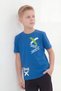 X White Printed Round Neck Short Sleeve Boys' T-Shirt - 3