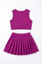 Lyrax Embossed Skort Crop Girls' Sports Set - 2