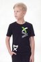 X White Printed Round Neck Short Sleeve Boys' T-Shirt - 5