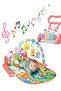 2-in-1 Baby Play Gym with Rotating Piano, Crawling Mat & 5 Hanging Rattle Toys 0–12 Months