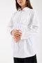 4568-Nursing Detail Long Sleeve Cotton Maternity Wear Shirt - 5