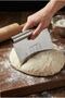 Stainless Steel Measuring Guide Dough Cutter & Dough Shaping Spatula (11X14 cm) - 2