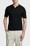 Wool Blend Regular Fit Polo Collar Short Sleeve Sweater Men's Sweater Em004307 Af24573 Uc0