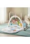 Forza Round Baby Walker with Toy Bar, Adjustable Height & Wheels for Babies 6M–2Y (Grey)