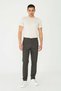 Khaki Men's Modern Cut Casual Sports Pants - 6