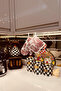 2-Piece Kitchen Glove Set French Country Pattern Thermally Insulated Oven Pot Tray Holder Set - 5