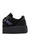 Genuine Leather Sports Women's Shoes Z625 Black+Black Sued (Black+Black Suede) - 3