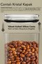 4-Piece Pure Square Storage Container - Transparent Mica Airtight Food, Flour, and Legume Container with Sealed Lid 700ml - 4