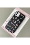 iPhone 11 Compatible Stylish Letter Patterned , Leather Textured Phone Case