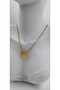 Steel Serrated Pattern Gold Necklace - 2