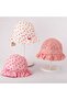 0-18 Months Flower Figured Baby Girl Fedora Hat - 3