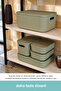 Multi-Purpose 5-Piece Organizer Storage Set with Covers - 2